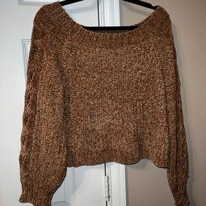 Tobi Off Shoulder Sweater